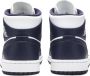 Jordan Air 1 Mid Basketball Schoenen mid white metallic gold obsidian maat: 44.5 beschikbare maaten:44.5 - Thumbnail 5