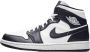 Nike Air Jordan 1 Mid White Metallic Gold Obsidian 554724-174 554724-174 WIT Schoenen - Thumbnail 13