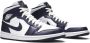 Nike Air Jordan wmns Nike Air Jordan 1 Mid White Metallic Gold Obsidian 554724 - Thumbnail 15