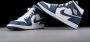 Nike Air Jordan 1 Mid White Metallic Gold Obsidian 554724-174 554724-174 WIT Schoenen - Thumbnail 5