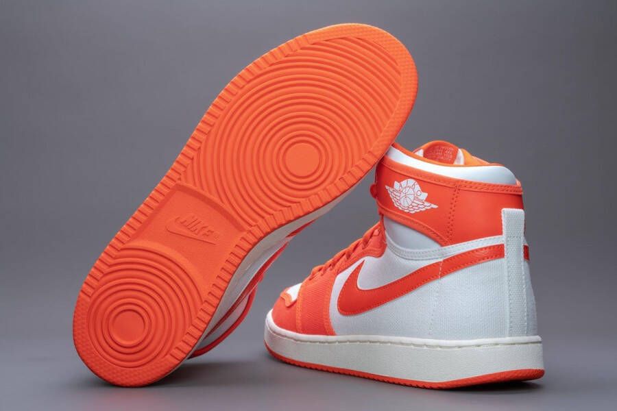 Nike Air Jordan 1 Retro AJKO Syracuse Heren Sneakers Sportschoenen Schoenen Grijs-Oranje DO5047 - Foto 14