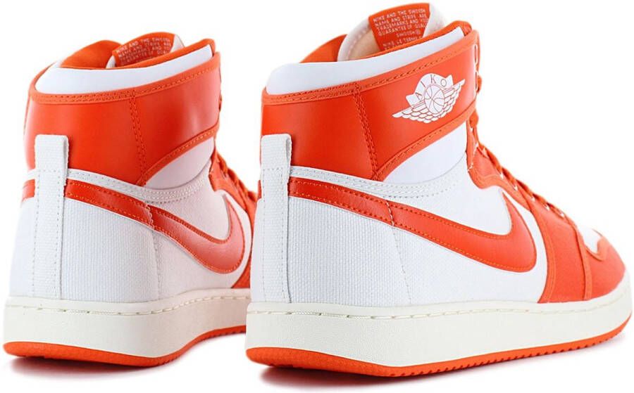 Nike Air Jordan 1 Retro AJKO Syracuse Heren Sneakers Sportschoenen Schoenen Grijs-Oranje DO5047 - Foto 8