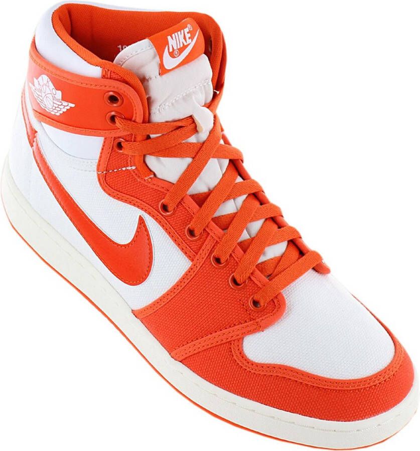 Nike Air Jordan 1 Retro AJKO Syracuse Heren Sneakers Sportschoenen Schoenen Grijs-Oranje DO5047 - Foto 9