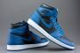 Air Jordan 1 Retro High OG 'Dark Marina Blue' 555088-404 blauw zwart wit sneakers hoog - Thumbnail 4