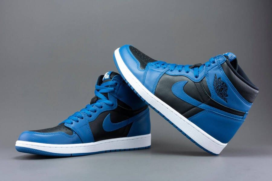 Nike Air Jordan 1 Retro High OG Dark Marina Blue 555088-404 DARK MARINA BLUE Schoenen - Foto 6