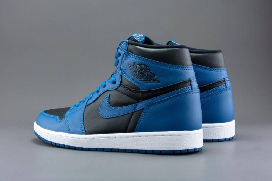 Air Jordan 1 Retro High OG 'Dark Marina Blue' 555088-404 blauw zwart wit sneakers hoog - Foto 7