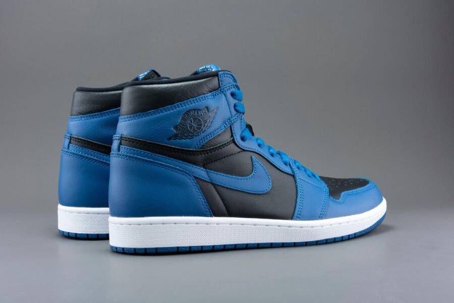 Air Jordan 1 Retro High OG 'Dark Marina Blue' 555088-404 blauw zwart wit sneakers hoog - Foto 10