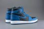 Air Jordan 1 Retro High OG 'Dark Marina Blue' 555088-404 blauw zwart wit sneakers hoog - Thumbnail 10