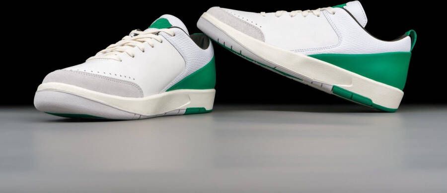 Nike Air Jordan 2 Retro Low SE Nina Chanel Abney White Malachite DQ0560-160 WIT Schoenen