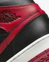 Jordan Air 1 Mid Basketball Schoenen black fire red white maat: 40.5 beschikbare maaten:40.5 - Thumbnail 9