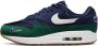 Nike Air Max 1 '87 QS Obsidian Sneakers Unisex Obsidian White-Midnight Navy - Thumbnail 5