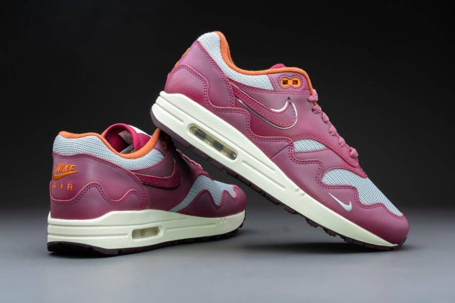 Nike Air Max 1 Patta Waves Rush Maroon DO9549-001 Metallic Silver;Rush Maroon Schoenen