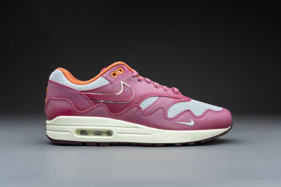 Nike Air Max 1 Patta Waves Rush Maroon DO9549-001 Metallic Silver;Rush Maroon Schoenen