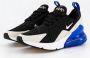 Nike air Max 270 (GS) Black White game royal - Thumbnail 3