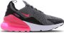 Nike Air Max 270 Junior Smoke Grey Black White Hyper Pink Kind - Thumbnail 5