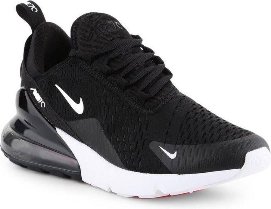 Nike Air Max 270 Heren Sneakers Black Anthracite-White-Solar Red