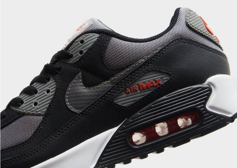 Nike Air Max 90 Heren Sneaker Black-red-grey