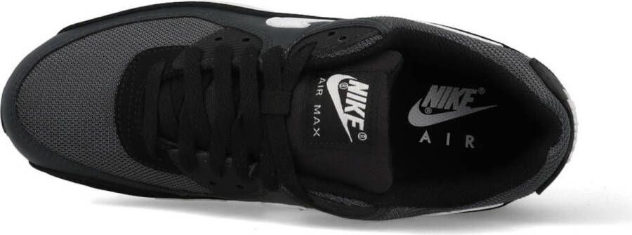 Nike Air Max 90 Heren Sneakers Iron Grey White-Dk Smoke Grey-Black