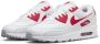 Nike Air Max 90 Heren White Black Hyper Red Heren - Thumbnail 7