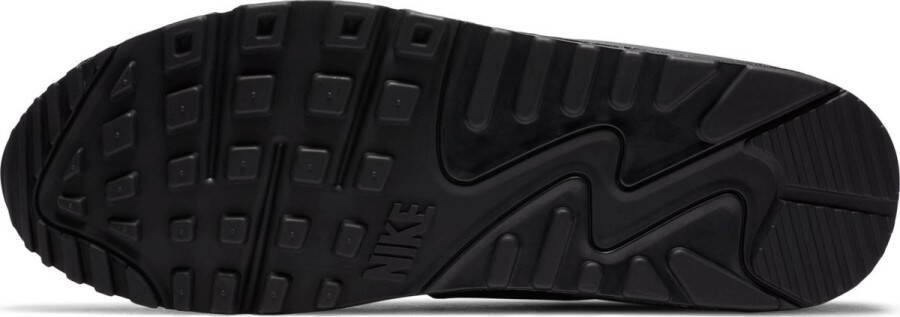 Nike Air Max 90 Leather Heren Sneakers Black Black-Black