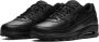 Nike Air Max 90 Leather Heren Sneakers Black Black-Black - Thumbnail 6