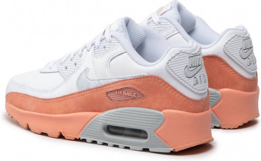 Nike Air Max 90 LTR Wit Roze Dames Sneaker DM0956