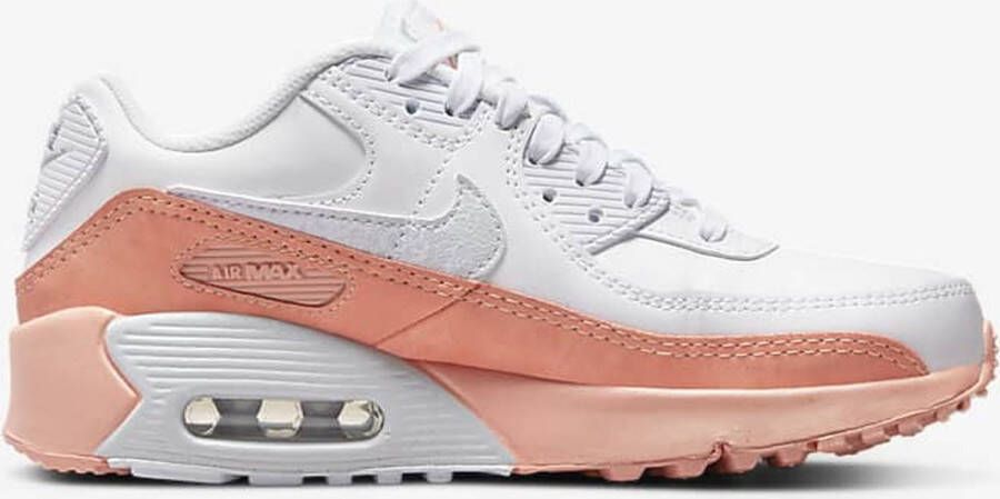 Nike Air Max 90 LTR Wit Roze Dames Sneaker DM0956