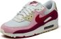 Nike Air Max 90 Sail Pink Fuchsia Sneakers Dames Suede Doos Zonder Deksel - Thumbnail 2