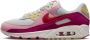 Nike Air Max 90 Sail Pink Fuchsia Sneakers Dames Suede Doos Zonder Deksel - Thumbnail 3