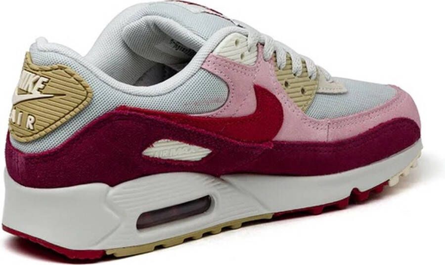 Nike Air Max 90 Sail Pink Fuchsia Sneakers Dames Suede Doos Zonder Deksel