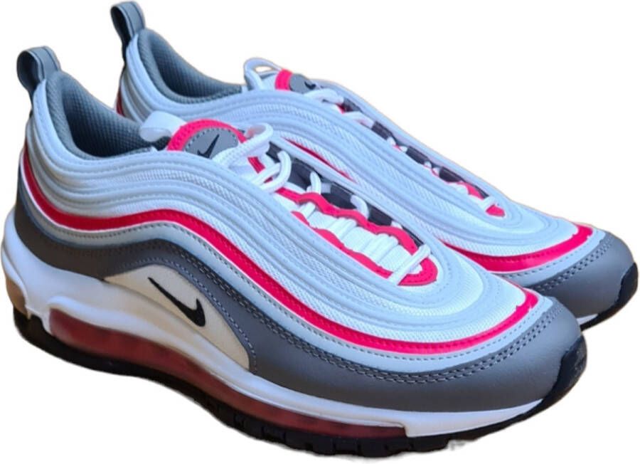 Nike Air Max 97 Junior White Flat Pewter Light Silver Black Kind - Foto 15