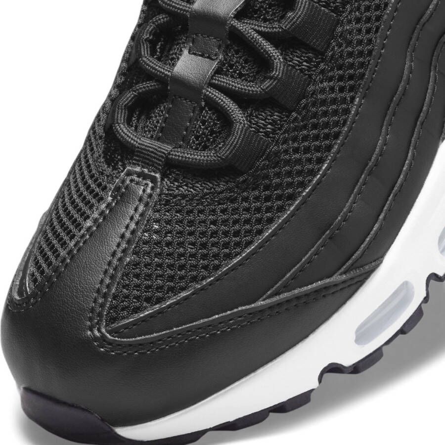 Renaissance vrede bar Nike Air Max 95 Dames Sneakers Zwart Wit Leer - Schoenen.nl