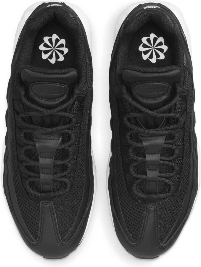 Nike Air Max 95 Dames Sneakers Zwart Wit Leer