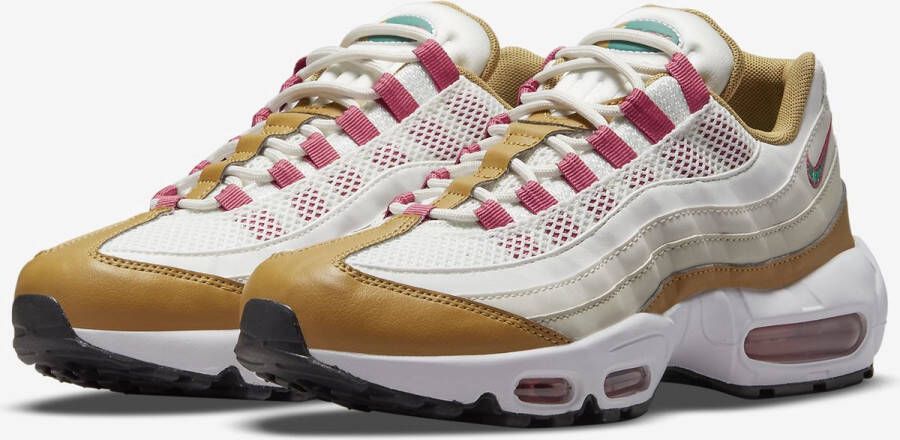 Nike Air Max 95 sneakers wit camel groen fuchsia - Foto 6