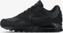 Nike Air Max IVO Leather Heren Sneakers Schoenen Leer Zwart 580520 - Thumbnail 4