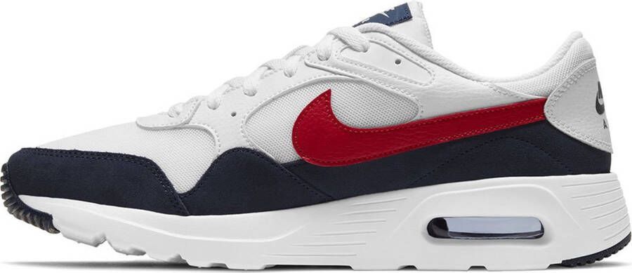 Nike Air Max Sc Sneakers White University Red Obsidian Heren