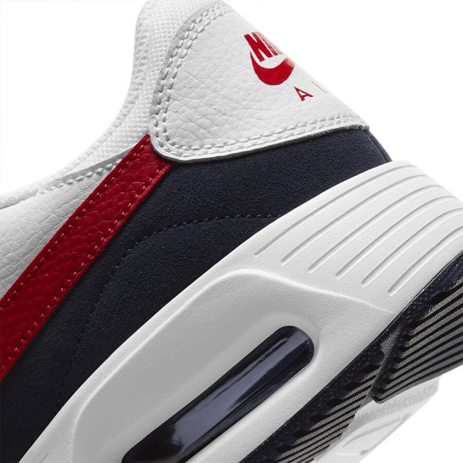 Nike Air Max Sc Sneakers White University Red Obsidian Heren