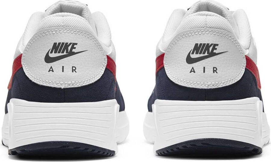 Nike Air Max Sc Sneakers White University Red Obsidian Heren