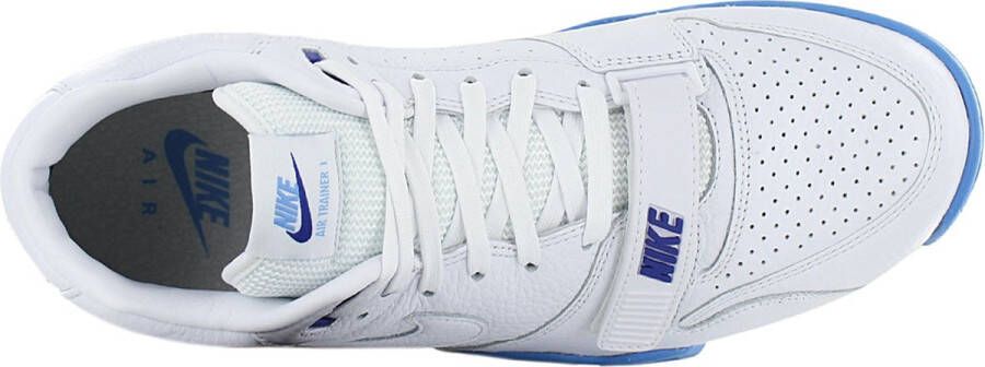 Nike Air Trainer 1 Heren Sneakers Basketbalschoenen Schoenen Leer Wit DR9997 - Foto 4