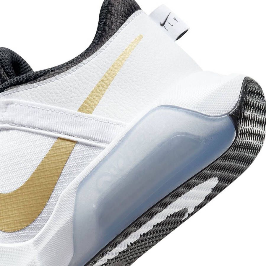 Nike Air Zoom Crossover GS Basketbal Schoenen White Metallic Gold Black Kinderen