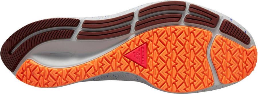Nike Air Zoom Pegas Shield Hardloopschoenen Sportschoenen Mannen zwart oranje paars