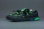 Nike Blazer Low Off-White Black Electro Green Schoenen Doos zonder deksel - Thumbnail 4