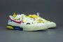Nike Blazer Low Off-White University Red DH7863-100 Wit Schoenen - Thumbnail 7