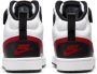 Nike court borough mid 2 sneakers wit rood kinderen - Thumbnail 6