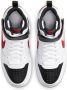 Nike court borough mid 2 sneakers wit rood kinderen - Thumbnail 9