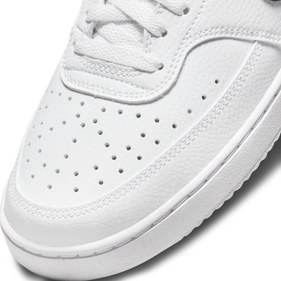 Nike Court Vision Low Next Nature Dames Sneakers White Black