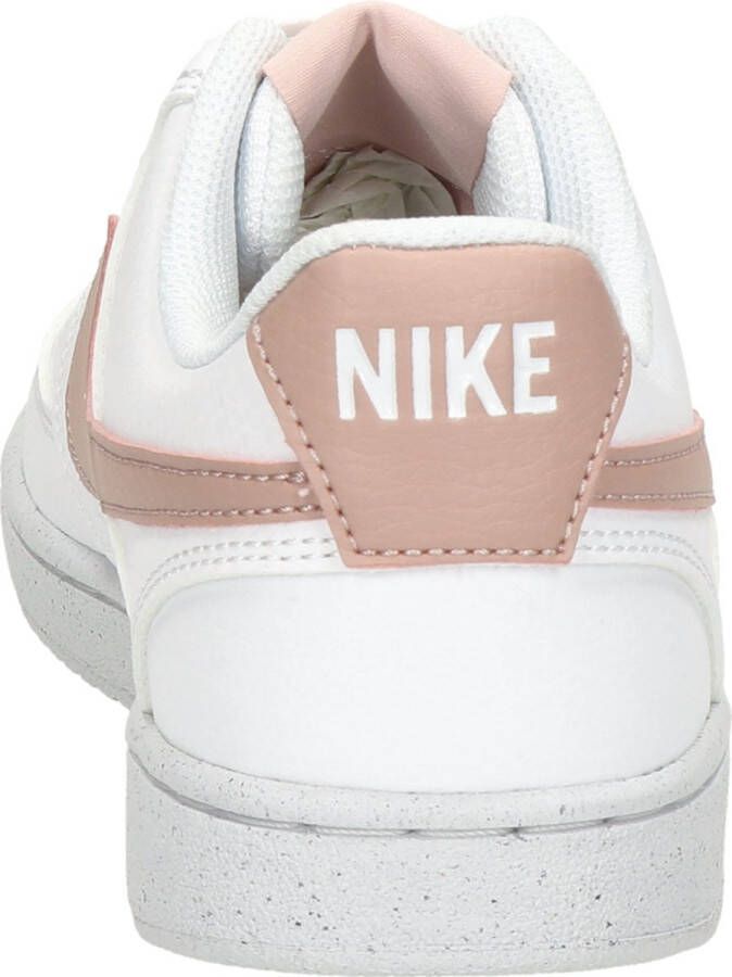 Nike COURT VISION LOW NEXT NATURE SNEAKERS WIT ROZE DAMES