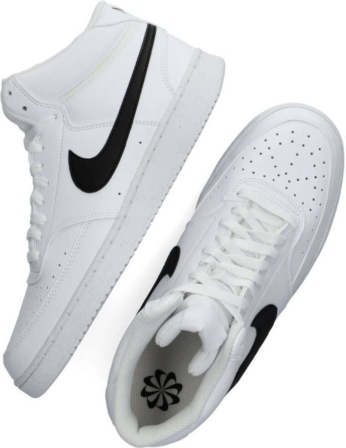 Nike Court Vision Mid hoge heren sneakers wit