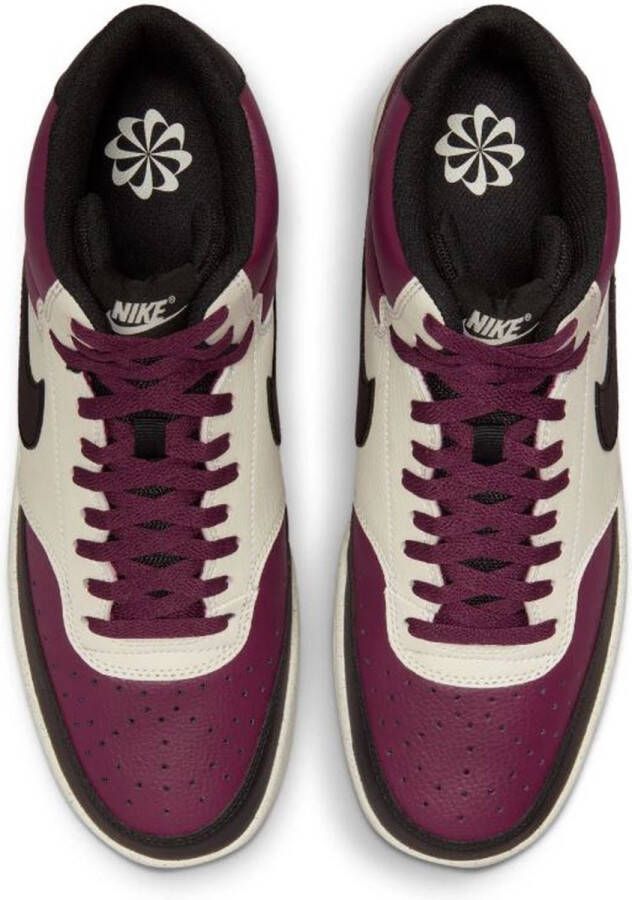 Nike Court Vision Mid Next Nature Paars Zwart Wit Heren