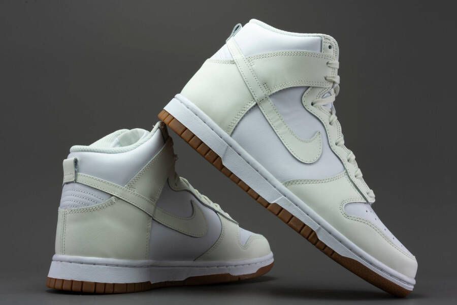 Nike Dunk High Dames White Gum Medium Brown Sail- Dames White Gum Medium Brown Sail - Foto 7